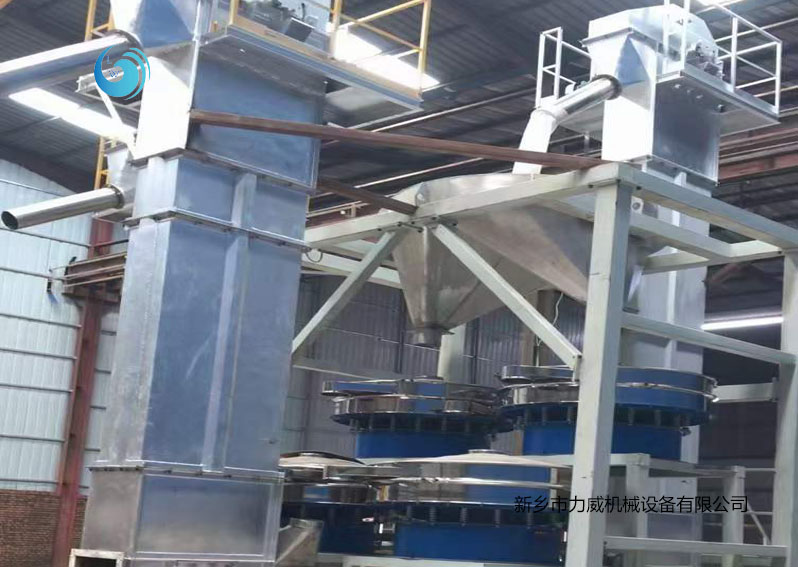 光伏砂篩選輸送不銹鋼提升機旋振篩